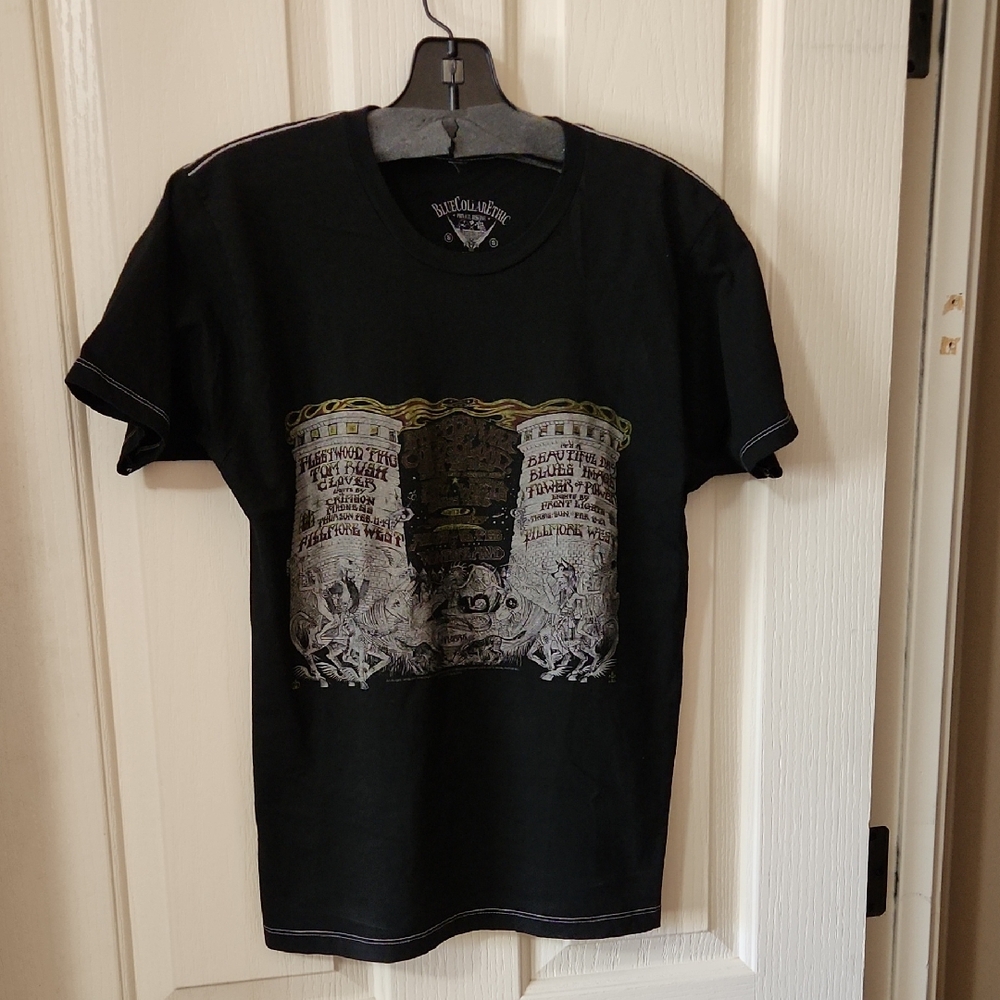 Black Graphic Festival Tee Sz S